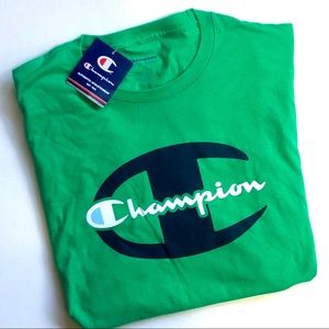 Champion T-shirt, Men’s Large, Green, Short-sleeve